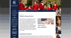 Desktop Screenshot of cameronhouseschool.org