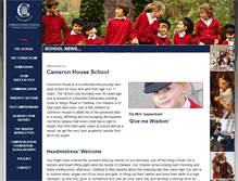 Tablet Screenshot of cameronhouseschool.org